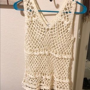 🔥SALE: Cream knit tank🔥